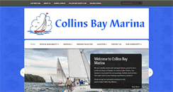 Desktop Screenshot of collinsbaymarina.com